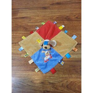 Mary Meyer Baby Taggies Buddy Dog Lovey Security Blanket Plush 13 Inches